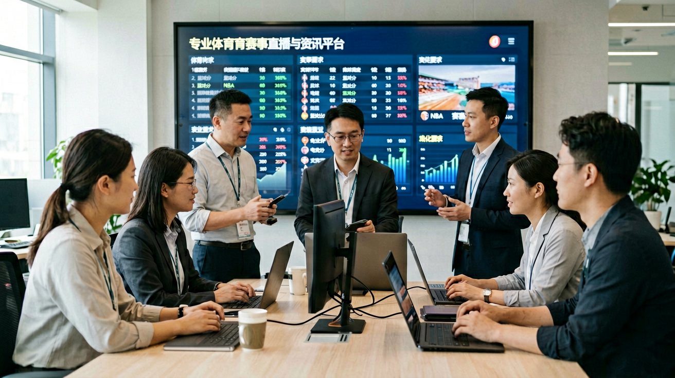 William威廉英国官网团队工作场景与数据大屏